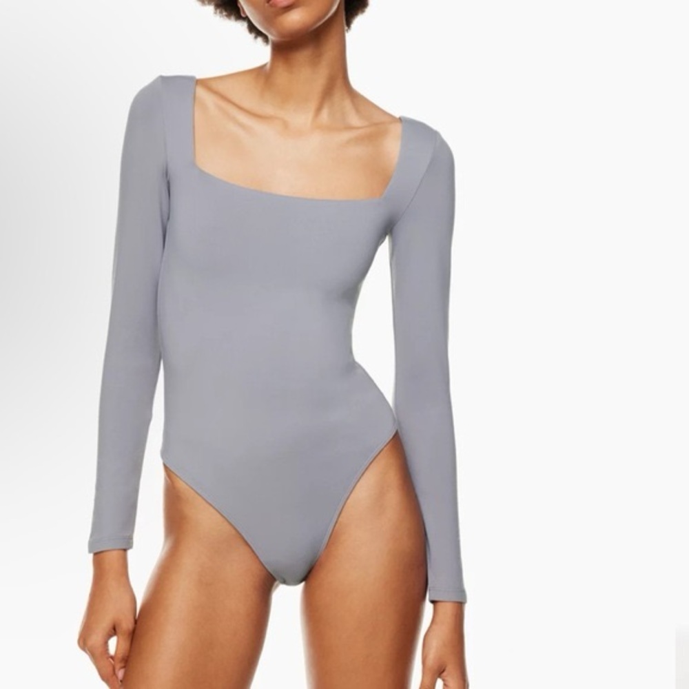 Square Neck Long Sleeve Bodysuit